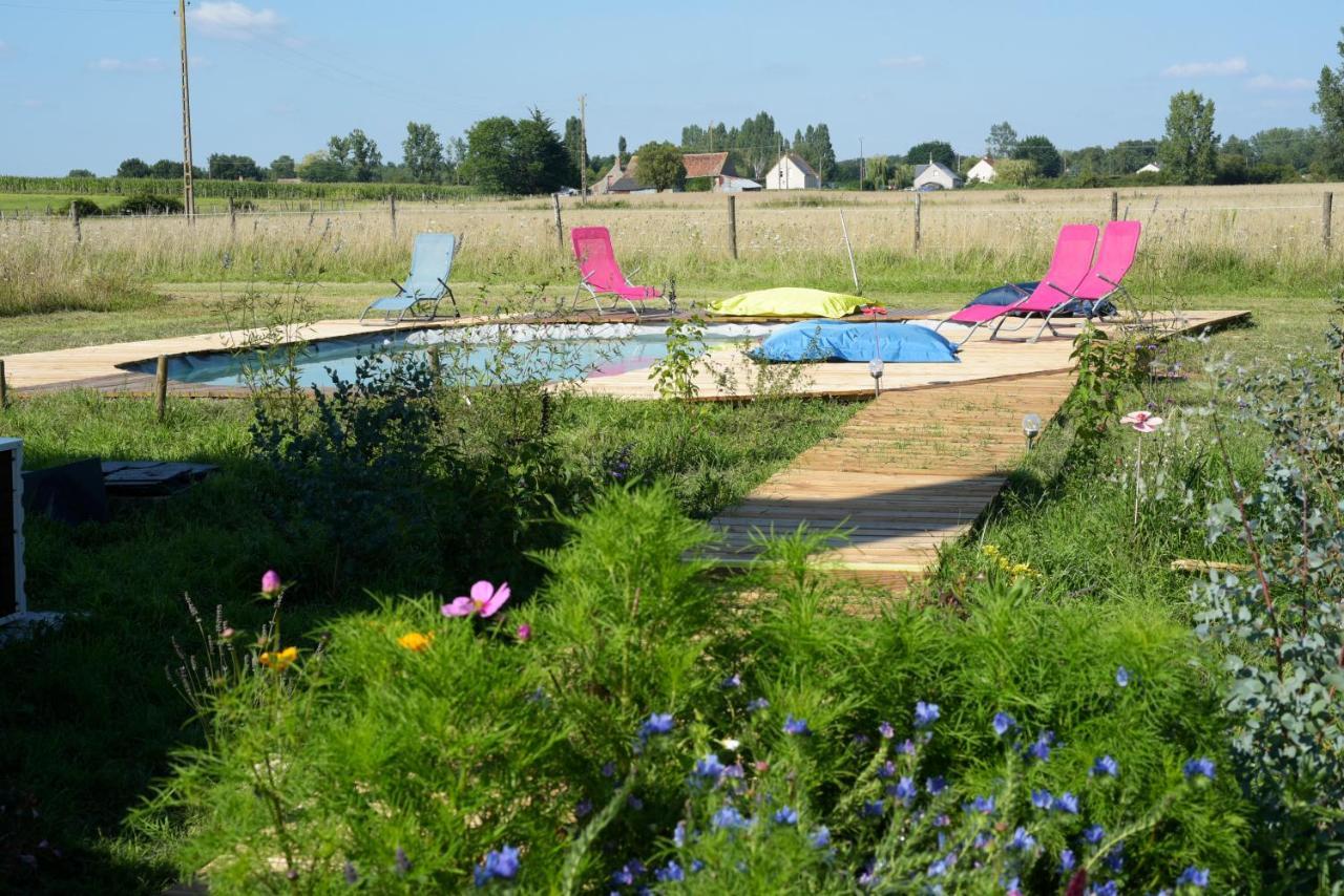 Gite Familial La Tabarderie Courcelles-de-Touraine Exteriör bild